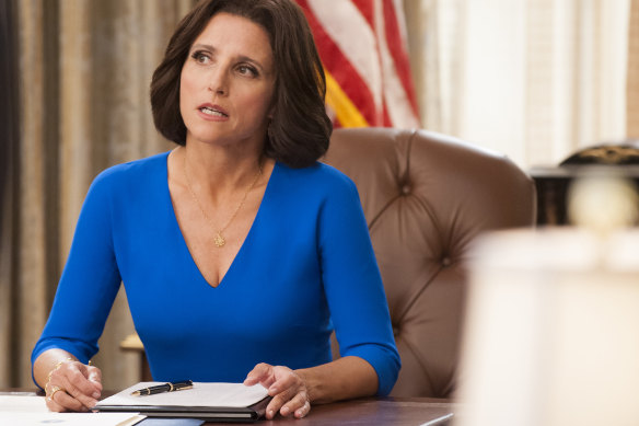 Julia Louis-Dreyfus stars successful  Veep, a famously politically incorrect comedy.