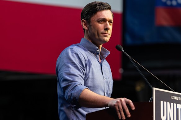 Georgia senator Jon Ossoff, 39, has drawn comparisons to former president Barack Obama for his oratory.