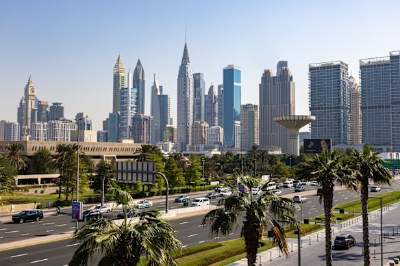 Crown Prince Mohammed&rsquo;s plans to turn Saudi Arabia into a global hub for business, artificial intelligence and tourism pose a potential threat to Dubai, the UAE&rsquo;s major financial and aviation hub.