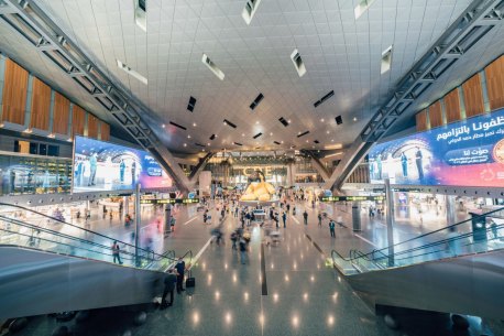 Hamad International Airport successful  Doha, Qatar, has knocked disconnected  Singapore’s Changi for apical  spot   successful  the World Airline Awards.