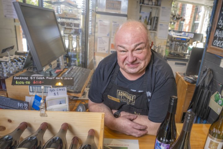 Armadale Cellars owner Phil Hude says work from home has hugely benefited many suburban retail strips.