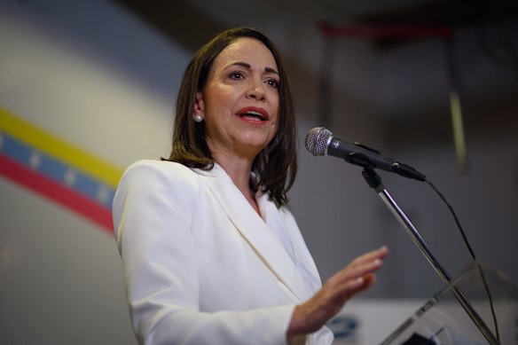 Donald Trump has dismissed the idea of installing opposition leader Maria Corina Machado to guide a transition, saying she doesn’t have the support of the Venezuelan people.