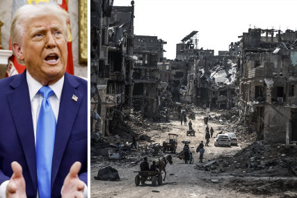 Trump has not suggested Palestinians would have a choice.