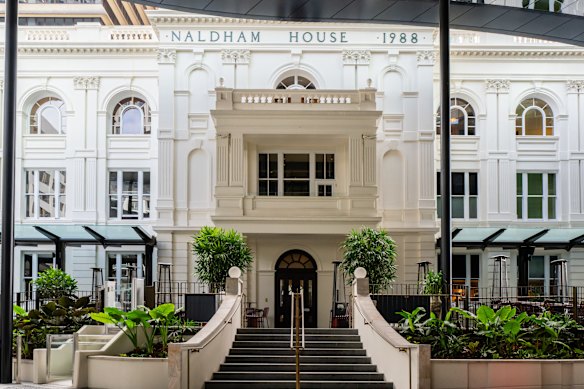 Naldham House Brasserie in Brisbane’s CBD.