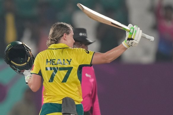 Australian captain Alysaa Healy is in imposing form with the bat.