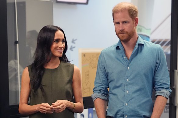 The Duchess and Duke of Sussex, pictured in Australia in April, are moving back to the UK from the US.