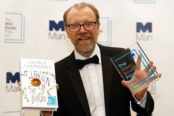 George Saunders on the October 2017 night his novel, Lincoln in the Bardo, won the Booker Prize. 
