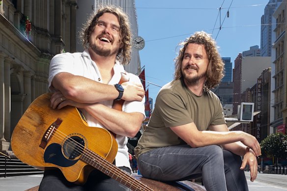 “We’ve got pretty big Gallagher brothers vibes,” says Pat. “We’ve had some pretty big barneys on the road.”