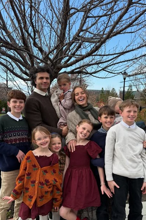 Hannah and Daniel Neeleman, who run the Instagram account Ballerina Farm, are raising nine children on their Utah farm.