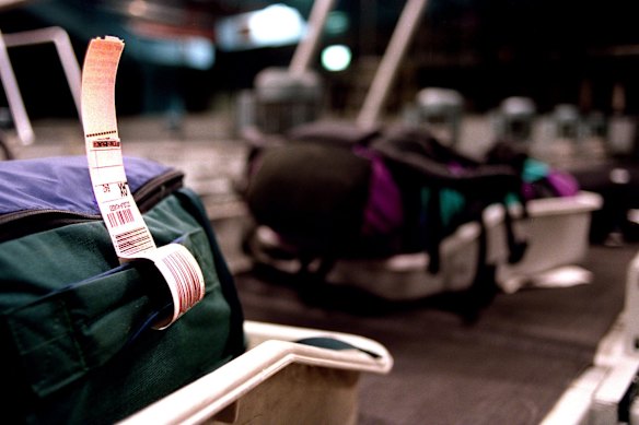 A bag with its all-important tag.