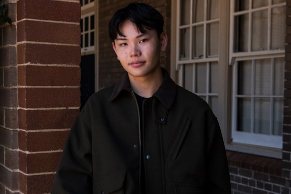 North Sydney Boys captain Marcus Chu.
