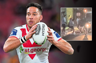 Corey Norman a été exclu de l'ouverture de la saison des Dragons et a infligé une amende de 10000 $ à la suite de son rôle dans une bagarre de rue à Cronulla. 