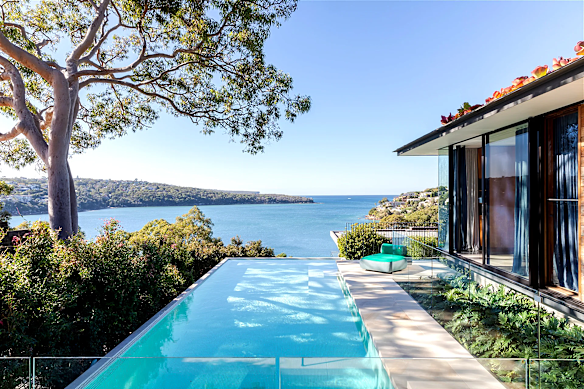 A home in Mosman set back from Chinamans Beach costs $35,000 a week.