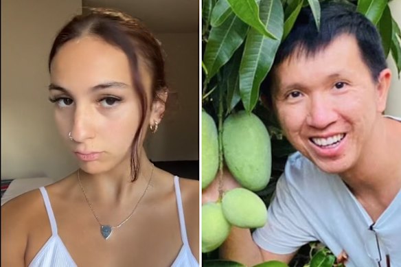 British backpacker Alicia Kemp, left, has been jailed after crashing into Thanh Phan, right, while riding an e-scooter drunk through Perth’s CBD.