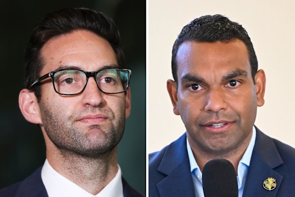 Candidates for Macnamara Josh Burns and Benson Saulo