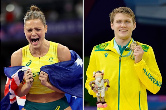 Commonwealth Games and Olympic champions Nina Kennedy and Timothy Hodge.