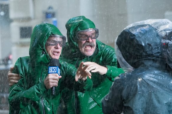 Jason Bateman (left) and David Harbour in DTF St. Louis. 