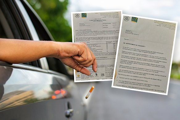 Bradley will have to go to court to prove he has been falsely accused of littering.