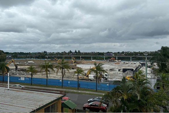 Toombul Shopping Centre was demolished after it was flooded in 2022. 