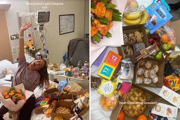 Carolina Wilga is recovering in hospital.