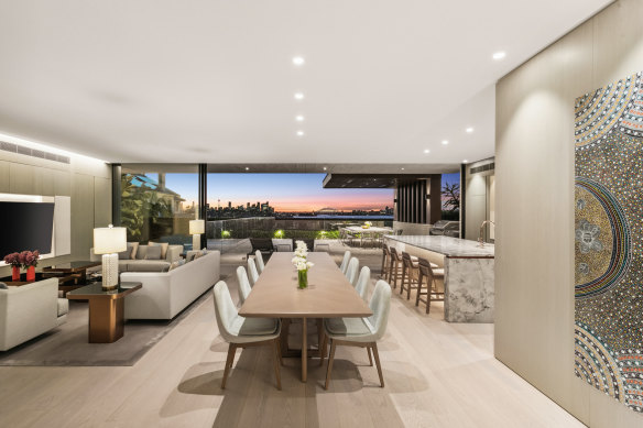 Details of the high-end Rose Bay residence, which has a price guide of $40 million, have been made public.