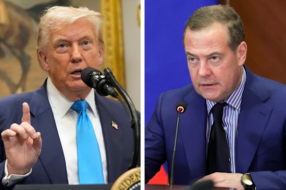Donald Trump and Dmitry Medvedev have engaged in online spats before.