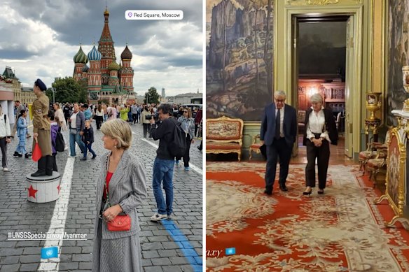 Julie Bishop, a former Australan foreign affairs minister, flew to Russia last week to meet with senior officials of Putin’s regime. 