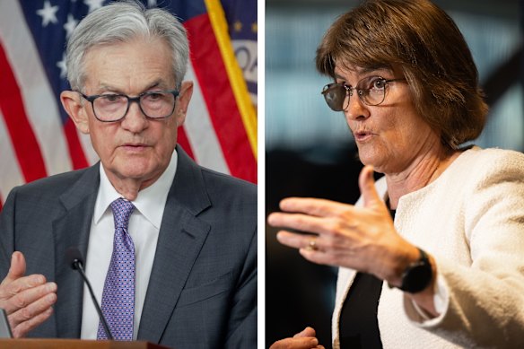 RBA governor Michele Bullock has signalled her support for Fed chair Jerome Powell.