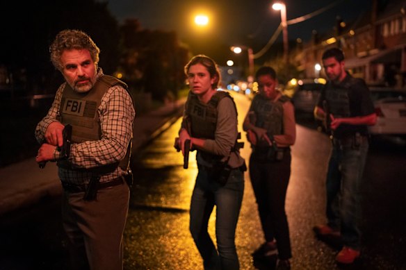 Mark Ruffalo (left) stars as an ageing agent in Task.