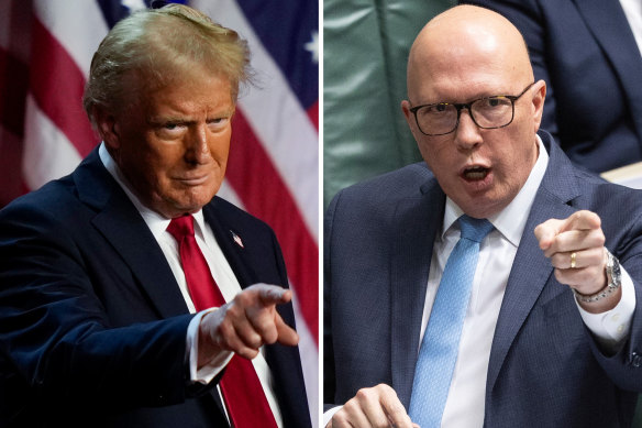 Trump wants “the best possible outcome” for the Middle East, Dutton says.