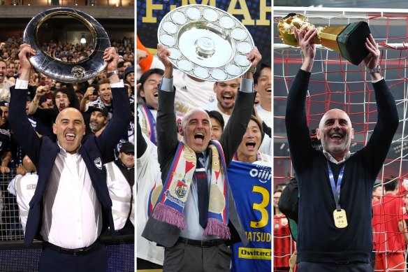 Kevin Muscat has won titles in three different countries.
