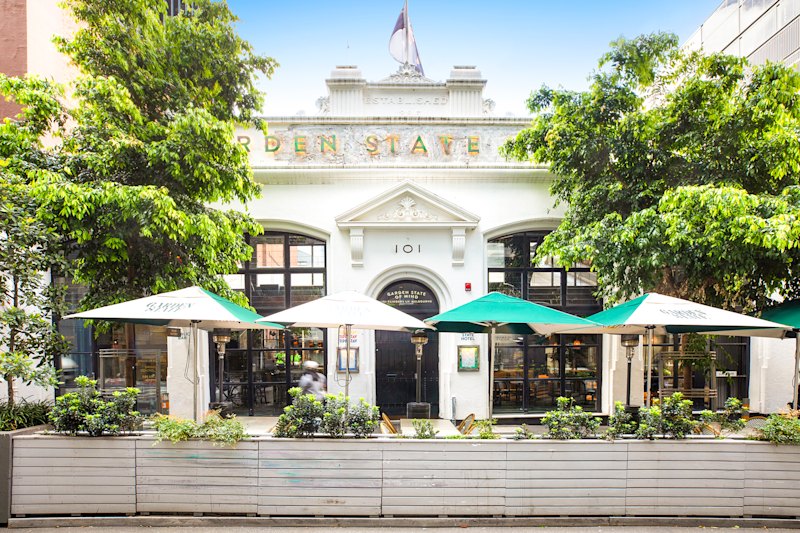 The Garden State Hotel at 95-101 Flinders Lane. 