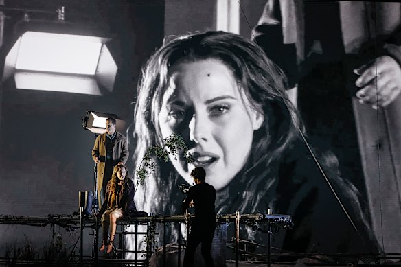 Desiree Frahn and Andrew Goodwin in a scene from Katya Kabanova.