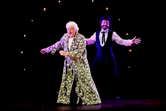Livermore (left) in a scene from the revived musical