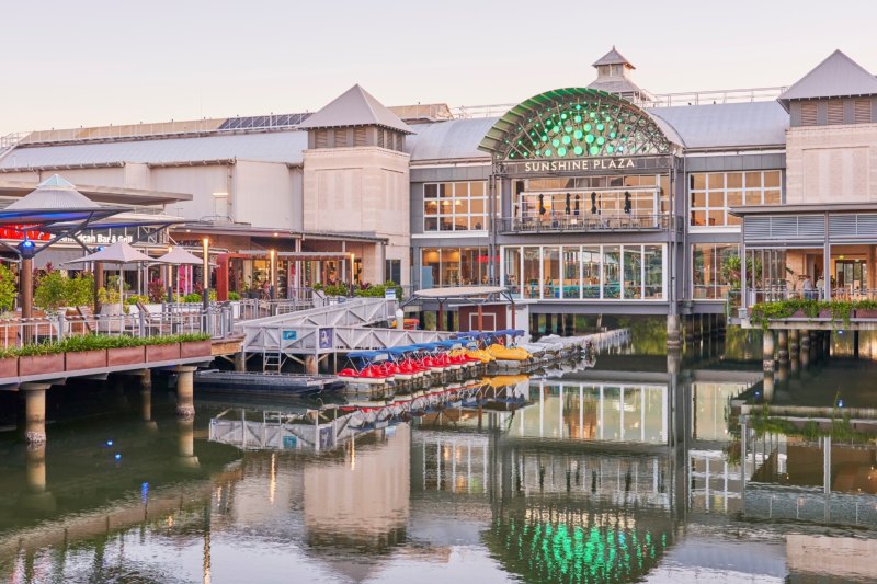 Sunshine Plaza is one of the biggest malls in Queensland. It underwent a $400 million-plus redevelopment a decade ago.