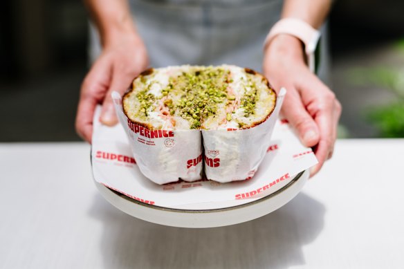 The Bologna sandwich is one of Supernice’s best sellers.