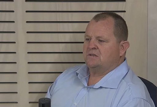 Capital Lines & Signs director Andrew Stewart appears before ICAC on Wednesday.