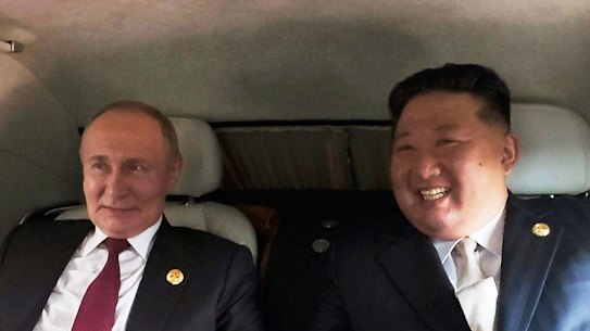 The actions of Vladimir Putin and Kim Jong-un are portrayed as unproblematic by their fanboy influencers.