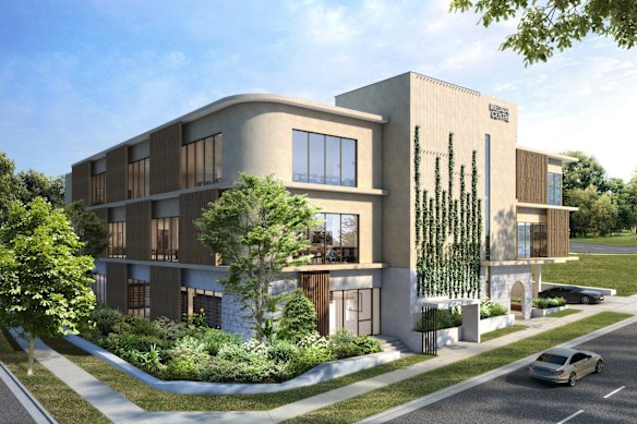 The proposed medical centre at 68-72 Hunter Street, Greenslopes, which the Greenslopes Private Hospital tried to prevent in court.