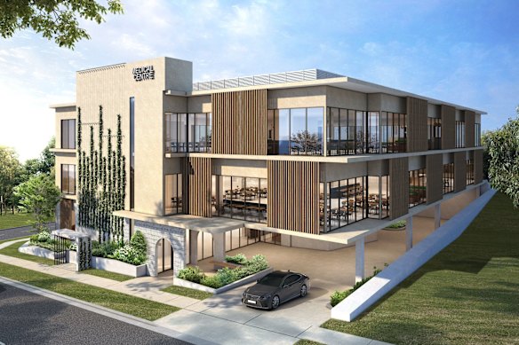 The proposed medical centre at 68-72 Hunter Street, Greenslopes.