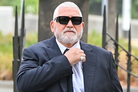 Underworld figure Mick Gatto is accused of running a “racket”.