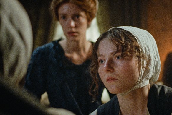 Thomasin McKenzie in The Testament of Ann Lee.