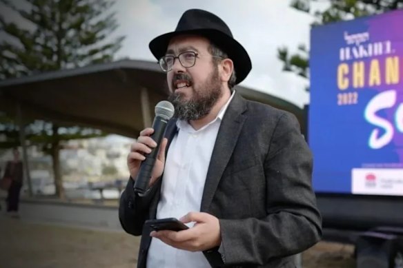 British-born Rabbi Eli Schlanger, who was shot and killed at Bondi Beach on Sunday.