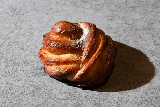 Cardamom buns are $6.50 at Elka in Heidelberg.
