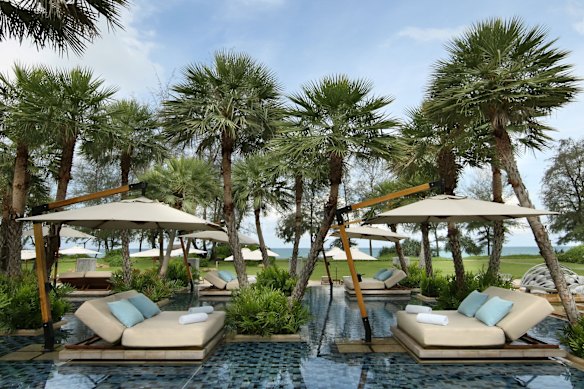 Anantara Mai Khao Phuket Villas’  shared pool.