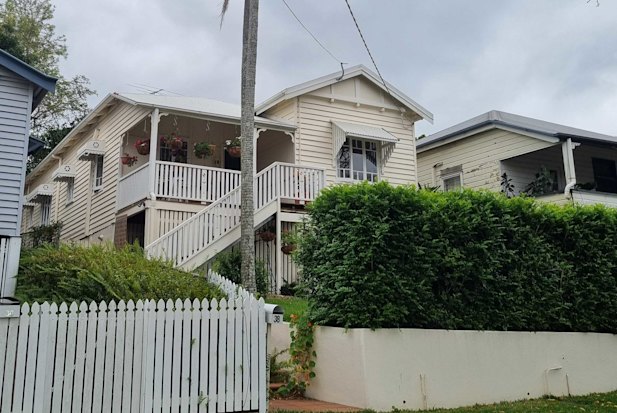 The Moreton Street home where eight-year-old Clementine lived with her mother, Dr Tiffany Wilkes.