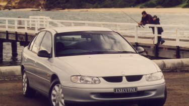 The Holden Commodore in its heyday in 1998, when more than 94,000 were sold.