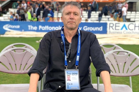 Cricket journalist Peter Lalor.