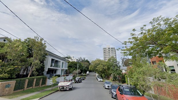Ryan Street in West End runs parallel to the Brisbane River opposite St Lucia.