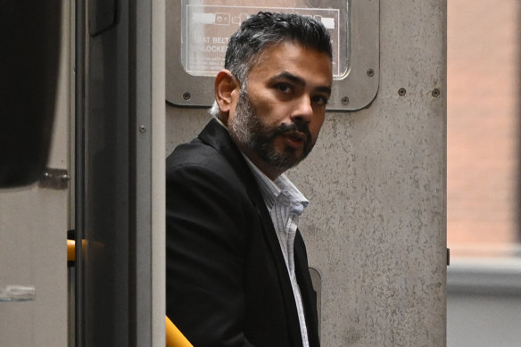 Dinush Kurera arriving at the Supreme Court of Victoria in Melbourne last August.